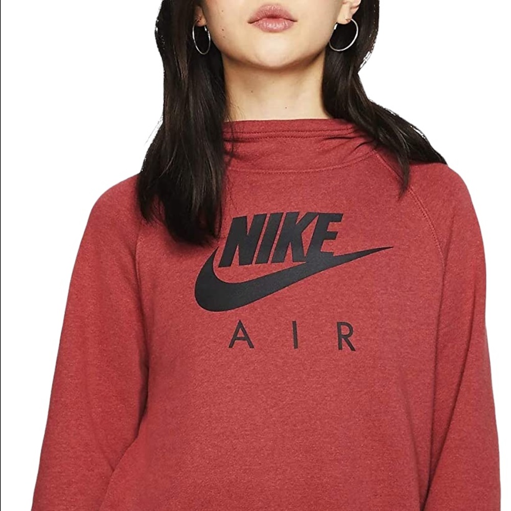 Nike Air Red Long-sleeve Dame Hoodie